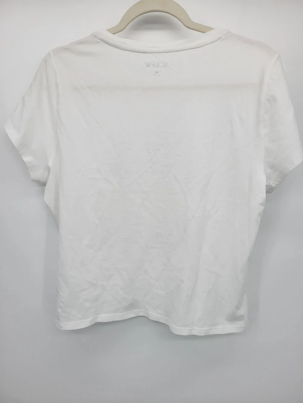 J Crew Broken-in-jersey sardine graphic T-shirt with beads